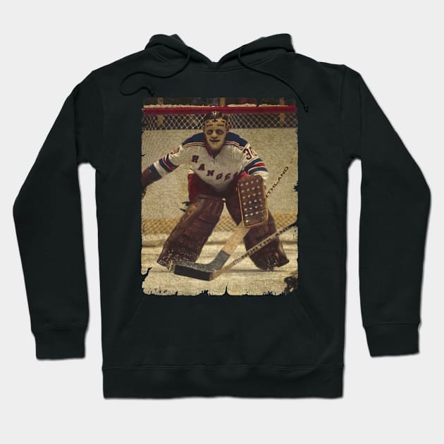 Gilles Villemure - New York Rangers, 1963 Hoodie by Momogi Project